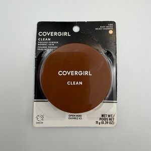 Covergirl Clean Pressed Powder Foundation 125 Buff Beige - Original Talc